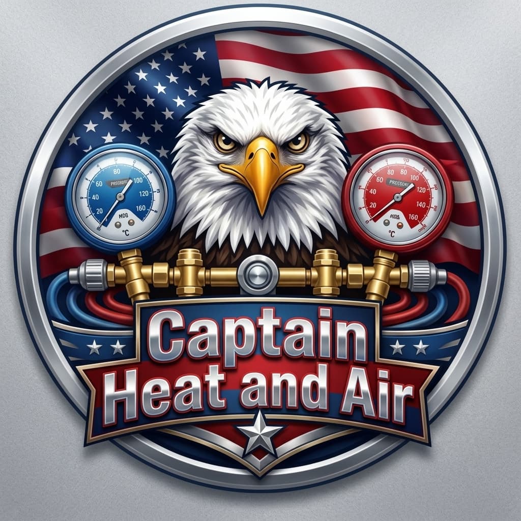 Captain Heat and Air Logo